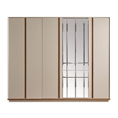 Голям шесткрилен гардероб с огледало Madrid