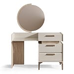 Луксозна тоалетка с кръгло огледало Varna