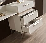 Луксозна тоалетка с кръгло огледало Varna - снимка отблизо