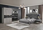 Луксозно тапицирано легло за матрак 160x200 Meric