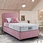 Матрак с бонелна пружинна система и капитонирана дамаска-интериор