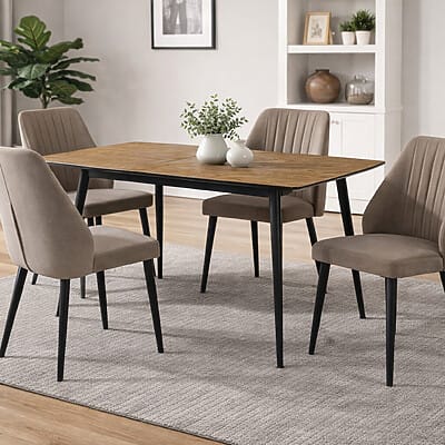 Правоъгълна трапезна маса Стил