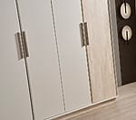 Шесткрилен гардероб Varna – снимка на вратите