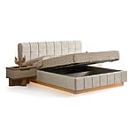 Тапицирана спалня за матрак 160х200 Lizbon