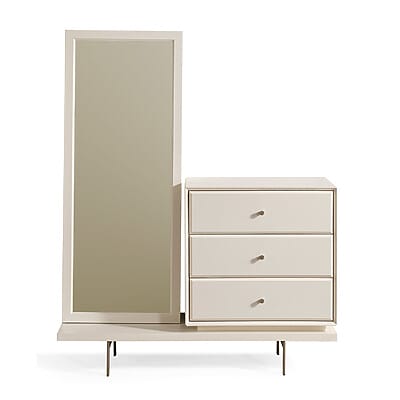 Тоалетка с правоъгълно огледало Milano