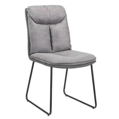 Трапезен стол от текстил и еко кожа Brent