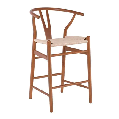 Дървен бар стол Lima-орех