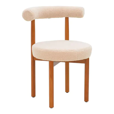 Дървен стол с дамаска букле