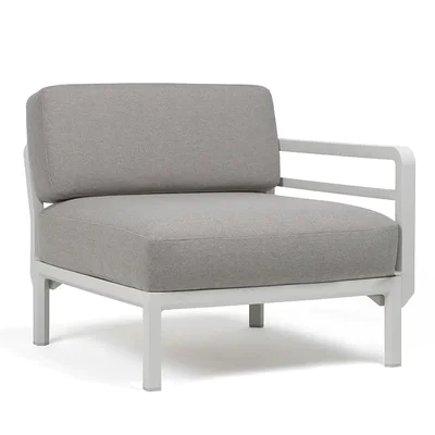 Градинско кресло K015 - краен модул - сив цвят