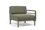 Градинско кресло K016 - краен модул - зелен цвят