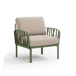 Градинско кресло с подлакътници K017 - бежов цвят