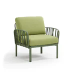 Градинско кресло с подлакътници K017 - светлозелен цвят