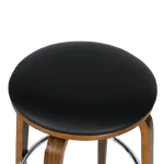 Кръгъл бар стол без облегалка-детайли, седалка