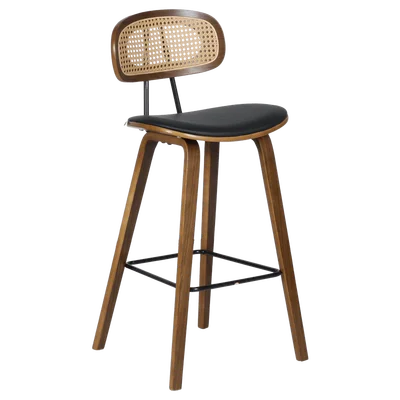 Ретро бар стол с облегалка