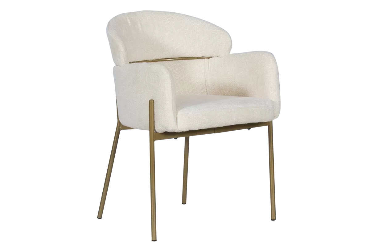 Трапезен стол с текстилна дамаска Crotone Трапезен стол с текстилна дамаска Crotone