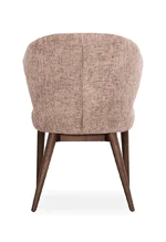 Трапезен стол с текстилна дамаска Swaive - снимка в гръб