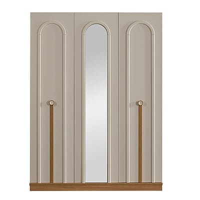 Трикрилен гардероб с огледало Gonca