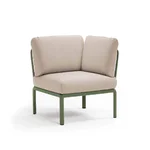 Ъглово градинско кресло K029 - бежов цвят