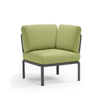 Ъглово градинско кресло K031 - светлозелен цвят