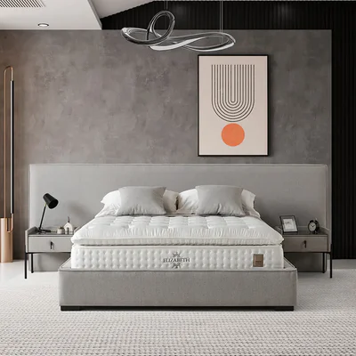 Двойно легло с повдигащ механизъм Lilyum