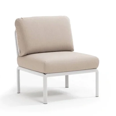 Градинско кресло без подлакътници K026 - бежов цвят