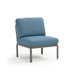 Градинско кресло без подлакътници K027 - тъмносин цвят