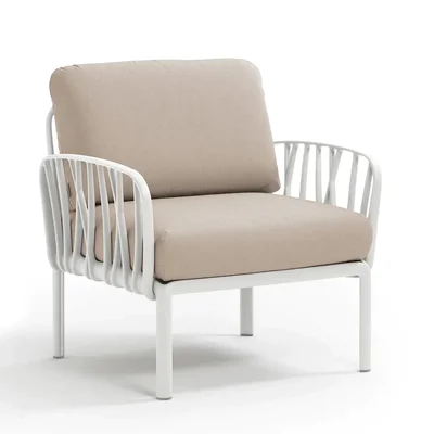 Градинско кресло с подлакътници K019 – бежов цвят