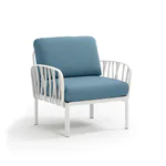 Градинско кресло с подлакътници K019 – тъмносин цвят