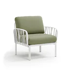 Градинско кресло с подлакътници K019 – тъмнозелен цвят