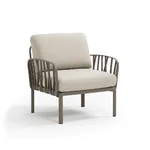 Градинско кресло с подлакътници K020 – светлосив цвят