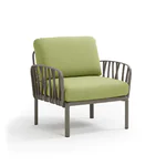 Градинско кресло с подлакътници K020 - светлозелен цвят
