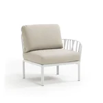 Градинско кресло с 1 подлакътник K023 - светлосив цвят