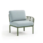 Градинско кресло с 1 подлакътник K024 - светлосин цвят
