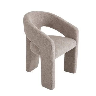 Изцяло тапициран трапезен стол с подлакътници C107