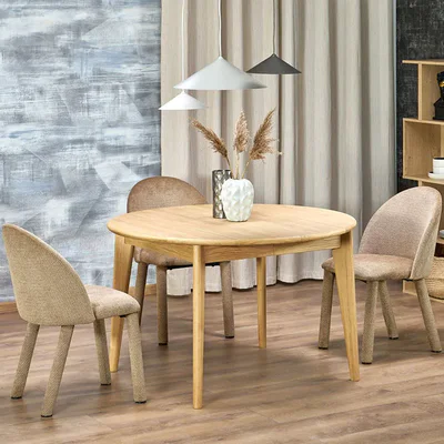 Кръгла трапезна маса с опция за разтягане M105