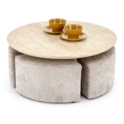 Комплект холна маса с 4 табуретки Nugat