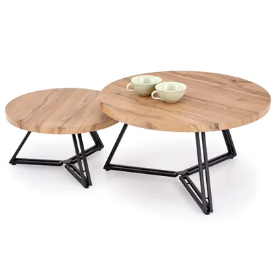 Комплект холни маси с кръгъл плот Anger