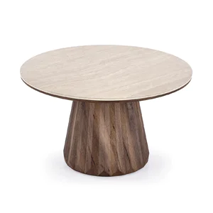 Кръгла холна маса Diavola травертин - голям размер