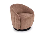 Кресло с въртяща функция Basilio-кафяв