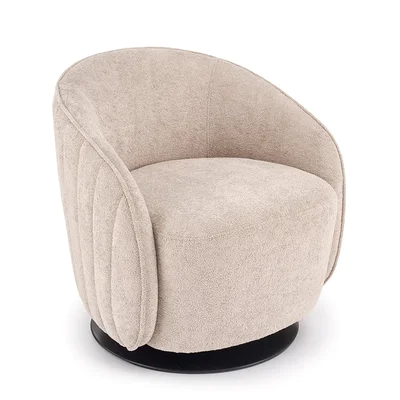 Кресло с въртяща функция Basilio-капучино