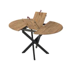 Кръгла трапезна маса Ruta дъб - разтягане