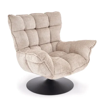 Люлеещо кресло с фунция въртене Hagen бежово