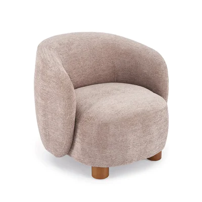 Ниско кресло Baker - бежов цвят