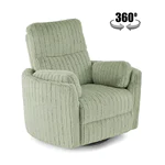 Релакс кресло с функция въртене на 360° Pegas - цвят мента